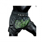 Шорти - Fairtex Muay Thai Shorts BS1924 Racer - Black/Green